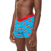 Happy Socks 2-Pack Super Dad Short Boxers Gift Set - Multi/patterned - L