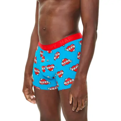 Happy Socks 2-Pack Super Dad Short Boxers Gift Set - Multi/patterned - L