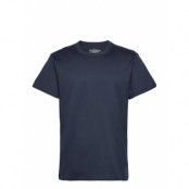 Crew Neck Pima *Villkorat Erbjudande T-shirts Short-sleeved Marinblå Bread & Boxers