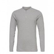 Henley Tops T-shirts Long-sleeved Grey Bread & Boxers