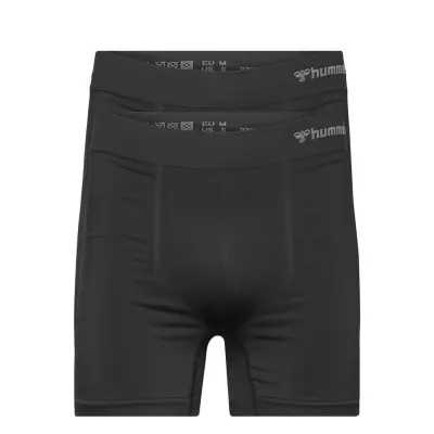 Hmljack Seamless Boxers 2-Pack Sport Boxers Svart Hummel