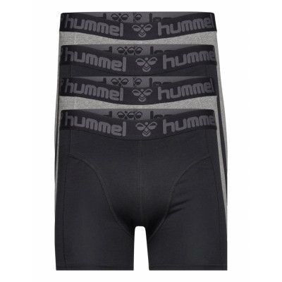Hmlmarston 4-Pack Boxers *Villkorat Erbjudande Boxerkalsonger Svart Hummel