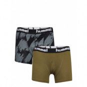 Hmlnolan Boxers 2-Pack *Villkorat Erbjudande Night & Underwear Underwear Underpants Multi/mönstrad Hummel