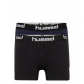 Hmlnolan Boxers 2-Pack Night & Underwear Underwear Underpants Blå *Villkorat Erbjudande Hummel