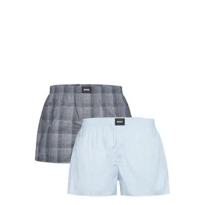 2P Boxer S. Cw Peach Underwear Boxer Shorts Blue BOSS