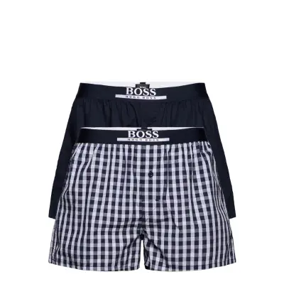 2P Boxer Shorts Ew Underwear Boxer Shorts Blå BOSS