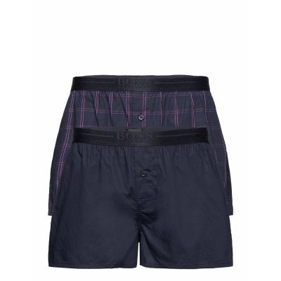 2P Boxer Shorts Ew Underwear Boxer Shorts Blå BOSS