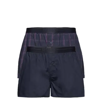 2P Boxer Shorts Ew Underwear Boxer Shorts Blå BOSS