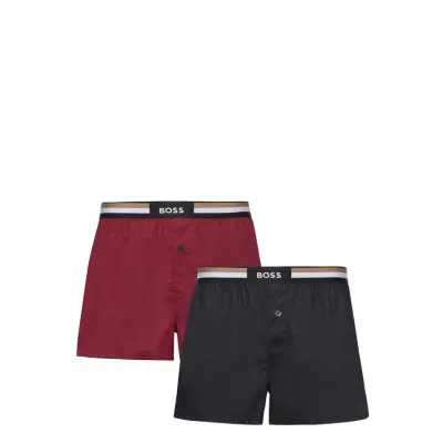 BOSS 2P Boxer Shorts Ew Svart