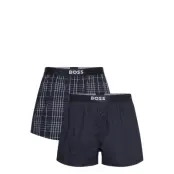 BOSS 2P Boxer Shorts Ew Marinblå