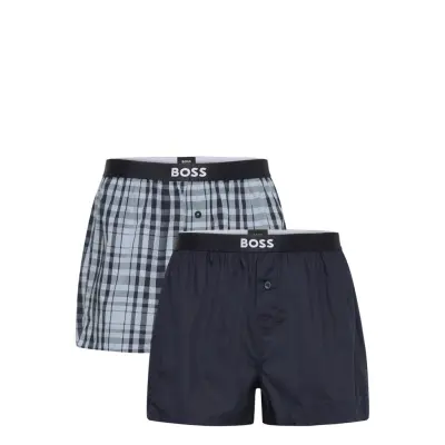 2P Boxer Shorts Ew *Villkorat Erbjudande Underwear Boxer Shorts Marinblå BOSS
