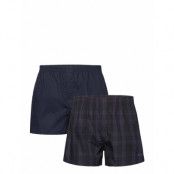 2P Woven Boxer Cw Underwear Boxer Shorts Navy BOSS