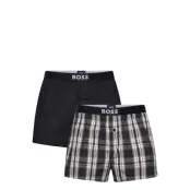 BOSS 2P Boxer Shorts Ew - Black - L