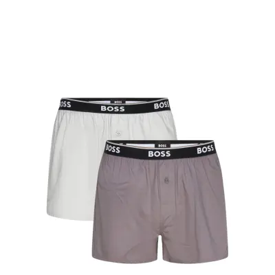 BOSS 2P Boxer Shorts Ew - Cream - S