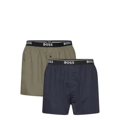 BOSS 2P Boxer Shorts Ew Khaki Green