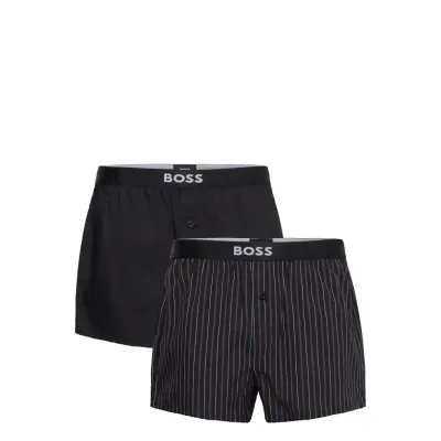 BOSS 2P Boxer Shorts Ew Svart