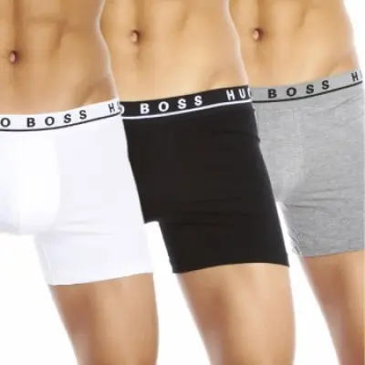 BOSS 3-pack Cotton Stretch Boxer Brief A