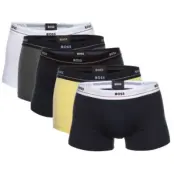 BOSS 5-pack Jersey Quality Cotton Mix Solid Cotton Trunks