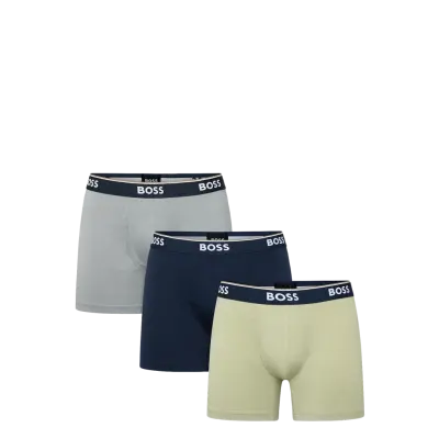 BOSS Boxerbr 3P Power - Khaki green - XXL