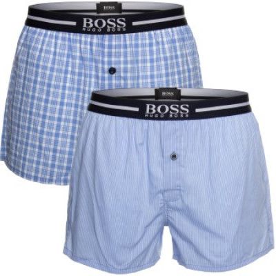 BOSS 2-pack Woven Boxer Shorts With Fly