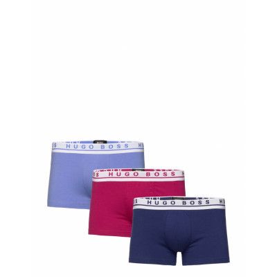 Boxer 3P Fn Solid Boxerkalsonger Navy BOSS