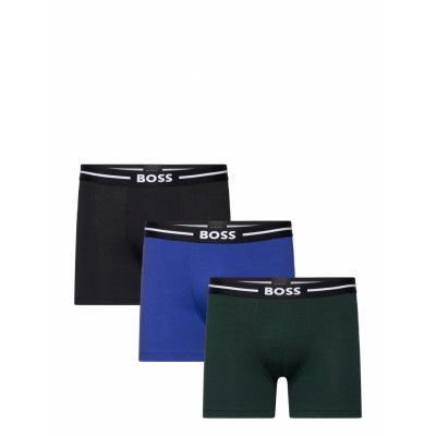 Boxerbr 3P Bold Boxerkalsonger Navy BOSS