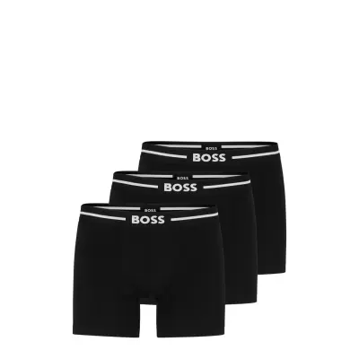 Boxerbr 3P Bold Boxerkalsonger Svart BOSS