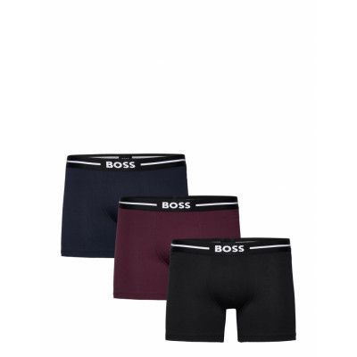 Boxerbr 3P Bold *Villkorat Erbjudande Boxerkalsonger Vinröd BOSS
