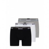 Boxerbr 3P Power Boxerkalsonger Grey BOSS