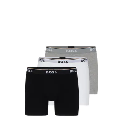 Boxerbr 3P Power *Villkorat Erbjudande Boxerkalsonger Grå BOSS