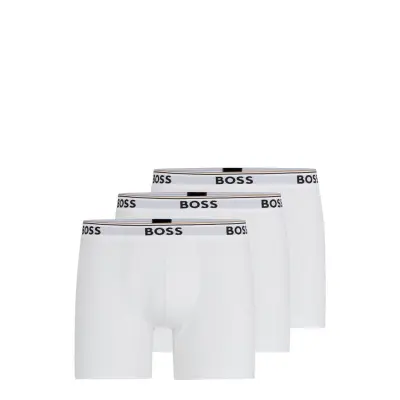 Boxerbr 3P Power *Villkorat Erbjudande Boxerkalsonger Vit BOSS