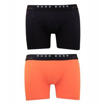 Hugo Boss - 2 - pack cyclist trunks - Orange/Black