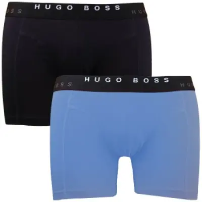 Hugo Boss Cotton Cyclist Blue/Black 2-pack * Fri Frakt *