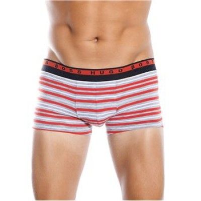 Hugo Boss Cotton Stretch Trunk Stripe Red * Fri Frakt * * Kampanj *