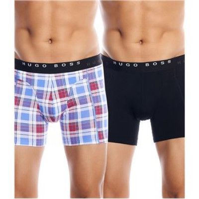 Hugo Boss Cyclist Boxer Blue Square 2-pack * Fri Frakt * * Kampanj *