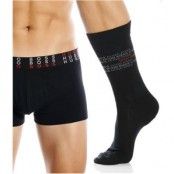 Hugo Boss Gift Box Sock and Boxer Black * Fri Frakt * * Kampanj *