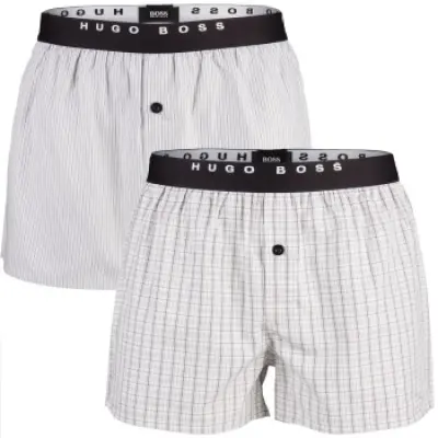 Hugo Boss 2-pack Woven Boxer EW * Fri Frakt *