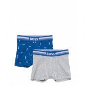 Set Of 2 Boxer Shorts Night & Underwear Underwear Underpants Grå BOSS