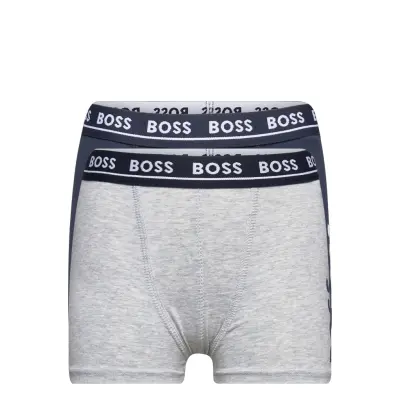 Set Of 2 Boxer Shorts Night & Underwear Underwear Underpants Grå BOSS