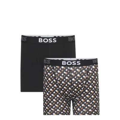 Set Of 2 Boxer Shorts Night & Underwear Underwear Underpants Svart BOSS