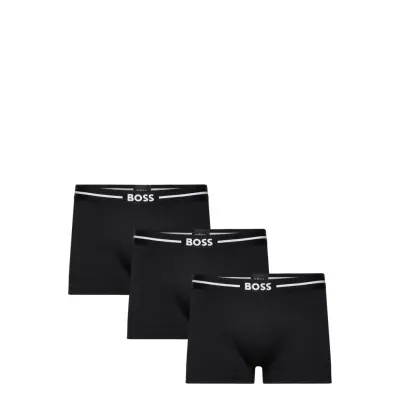 Trunk 3P Bold Boxerkalsonger Black BOSS
