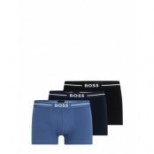 Trunk 3P Bold Boxerkalsonger Blue BOSS