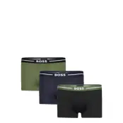 Trunk 3P Bold Boxerkalsonger Svart BOSS
