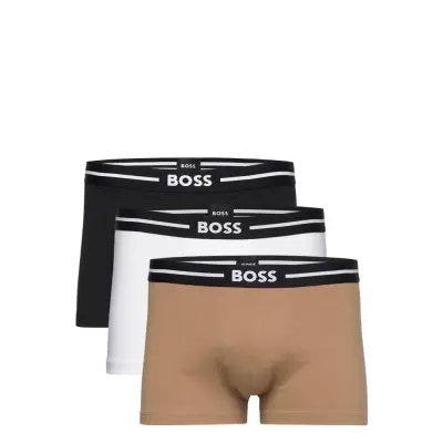 Trunk 3P Bold Boxerkalsonger Svart *Villkorat Erbjudande BOSS