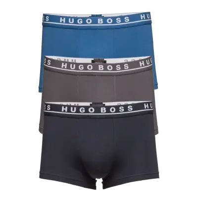 Trunk 3p Co/El Boxerkalsonger Blå BOSS