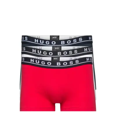 Trunk 3P Co/El Boxerkalsonger Röd BOSS