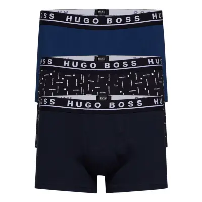 Trunk 3p Design Boxerkalsonger Blå BOSS