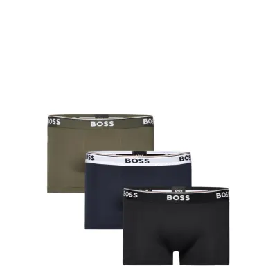 Trunk 3P Power Boxerkalsonger Black BOSS