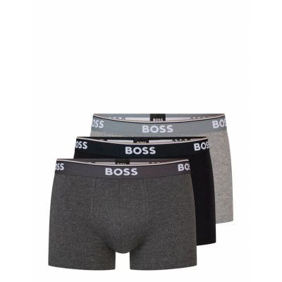 Trunk 3P Power Boxerkalsonger Grå BOSS