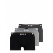 Trunk 3P Power Boxerkalsonger Grey BOSS